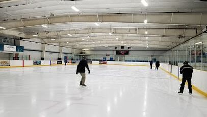 Indoor skating rink in community centre in Maple, Ontario